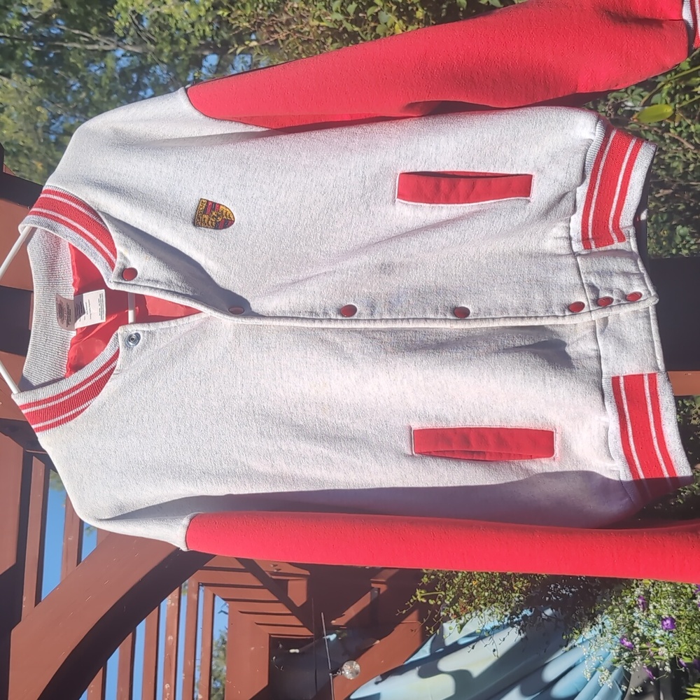 Vintage Fruit Of The Loom Porsche Bomber/Varsity Jacket, L.